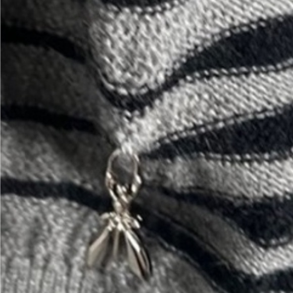 Patrizia Pepe Cashmere Silk Wool Blend Accordion Hi Lo Sweater Size Medium 2 - Picture 5 of 14